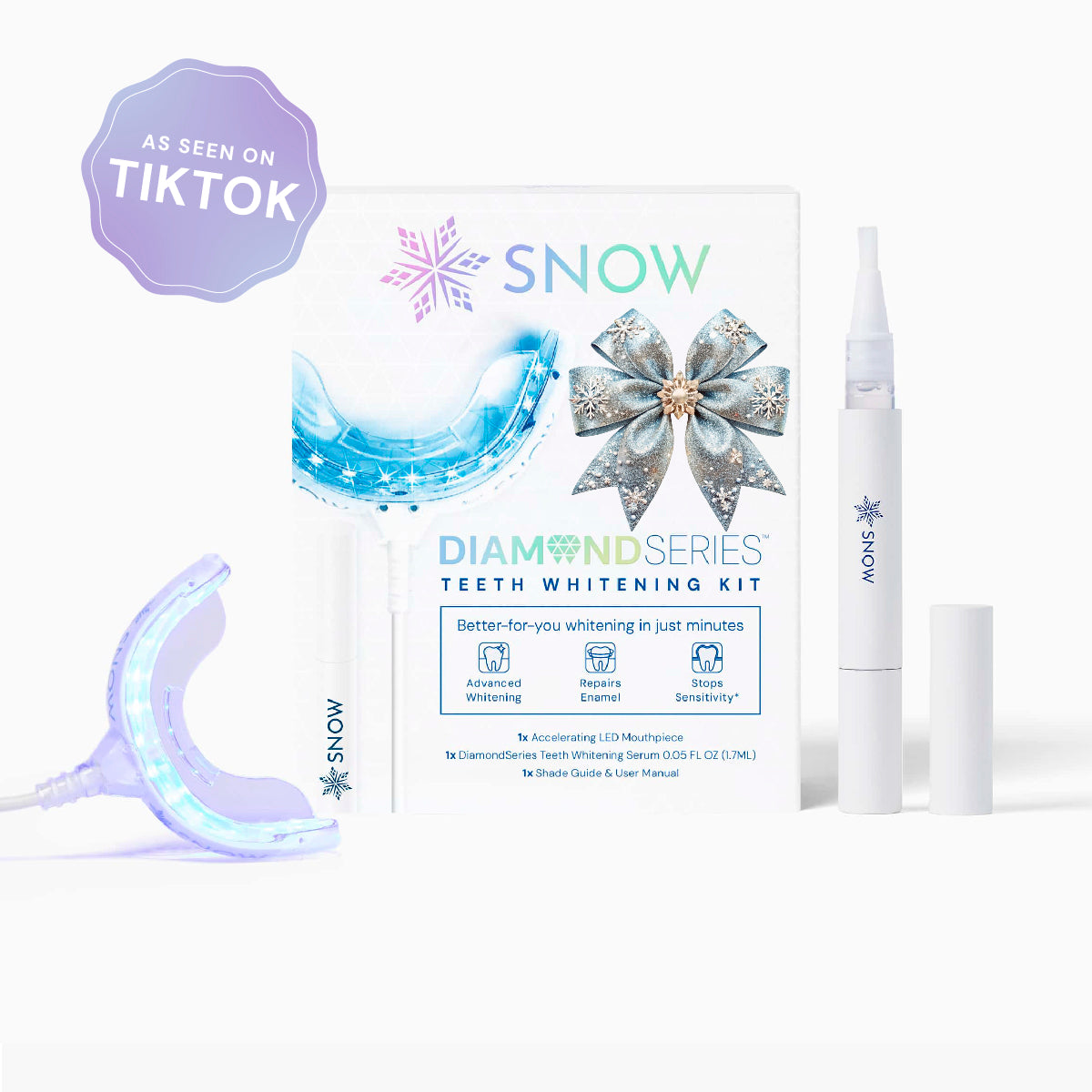 DiamondSeries® Teeth Whitening Kit with Hydroxyapatite & Potassium Nitrate